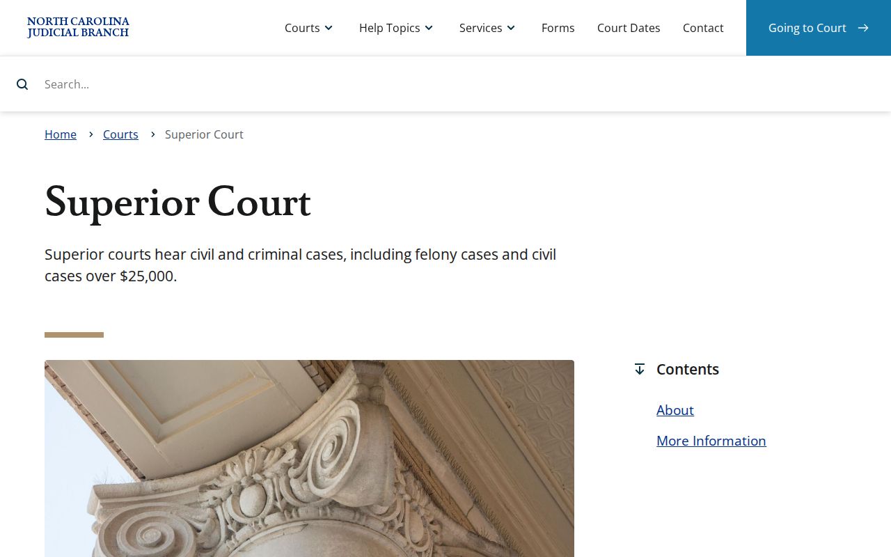 Rutherford County civil docket search: Superior Court jurisdiction and Clerk record custody