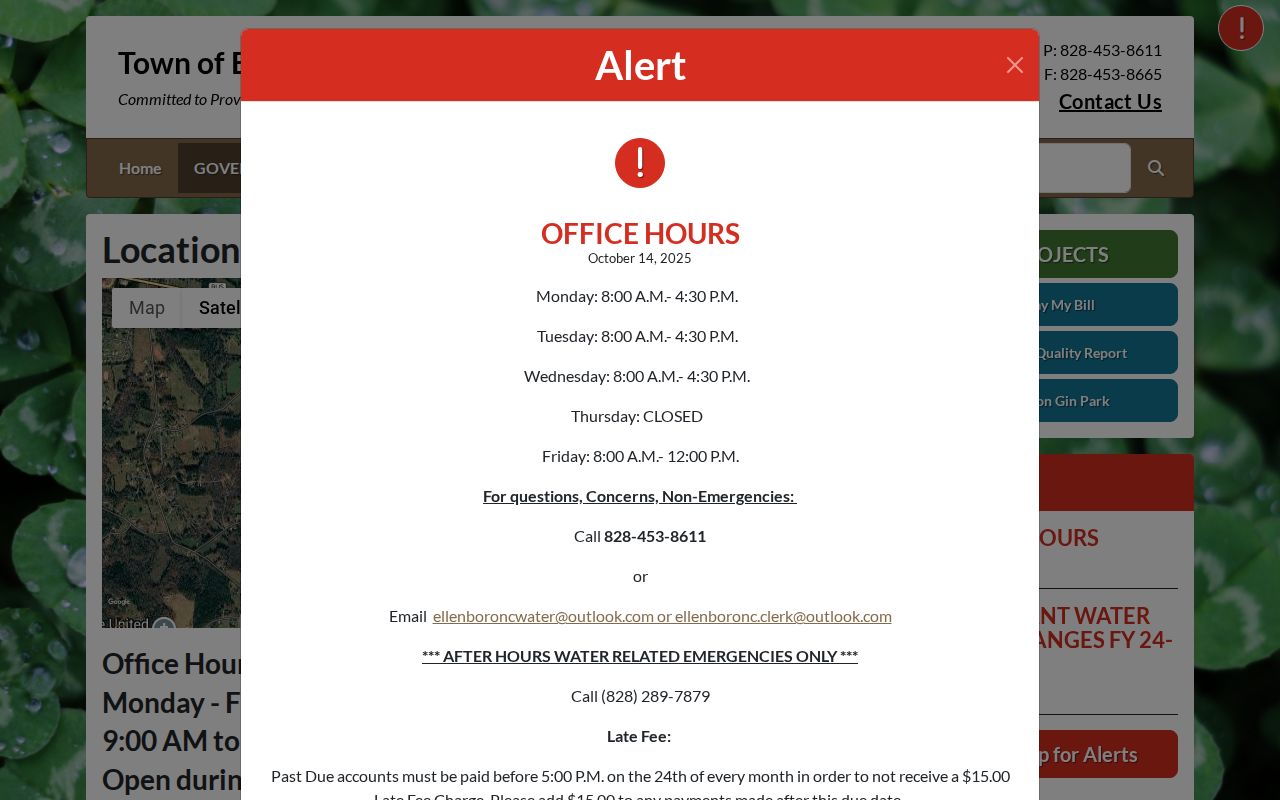 Rutherford County Ellenboro court docket town hall not court records office