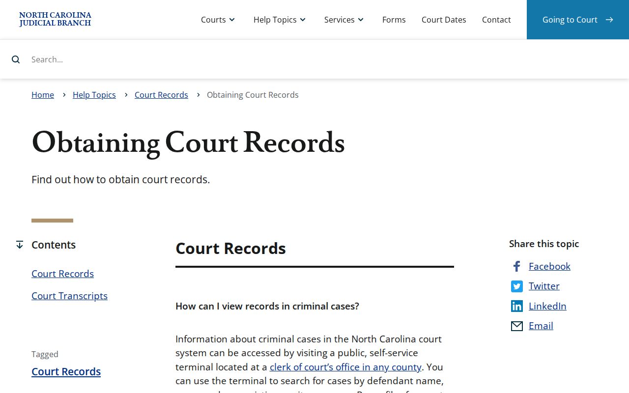 Rutherford County court docket public terminal and Clerk record access