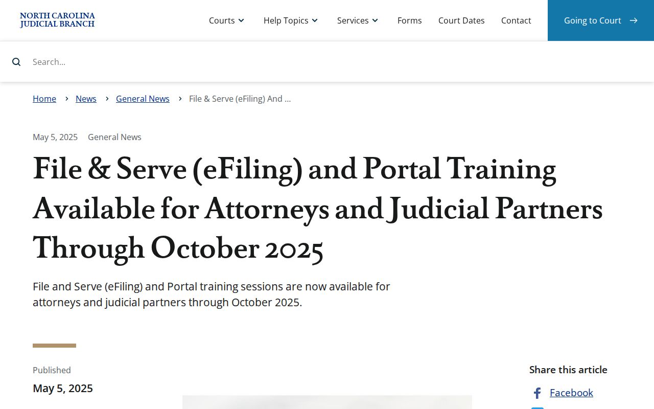 Rutherford County Spindale court docket eCourts Portal access context