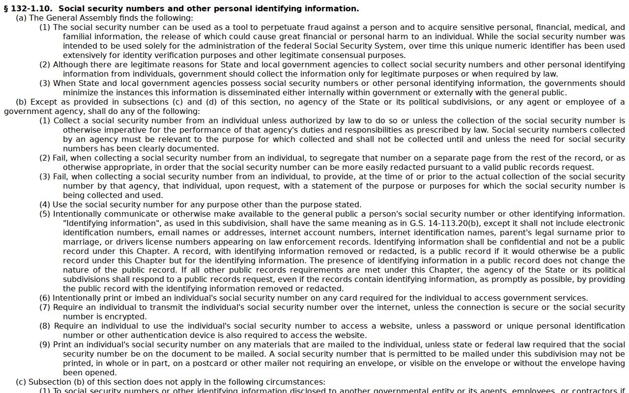 Rutherford County traffic tickets personal identifier redaction and court record access